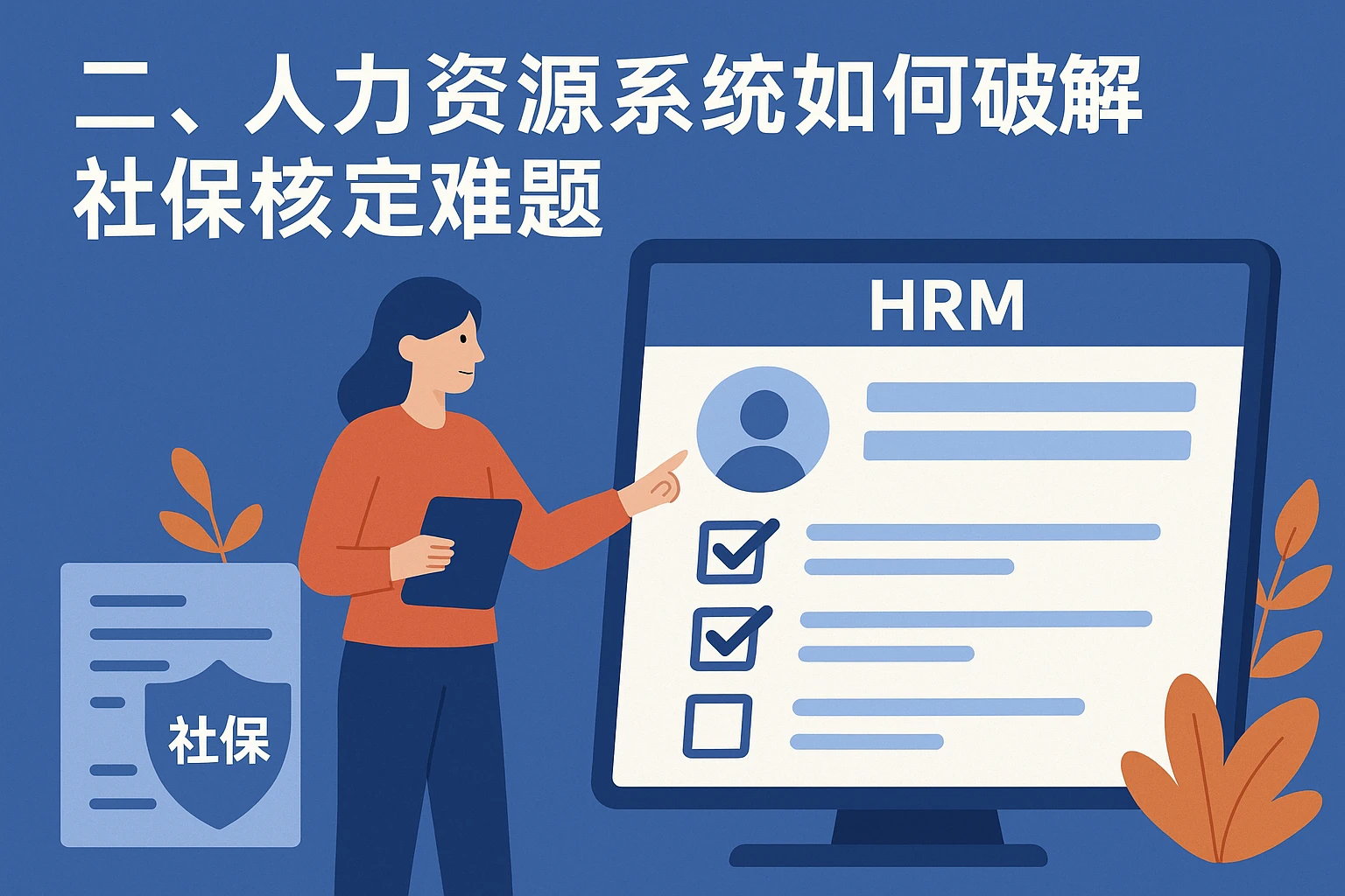 二、人力资源系统如何破解社保核定难题