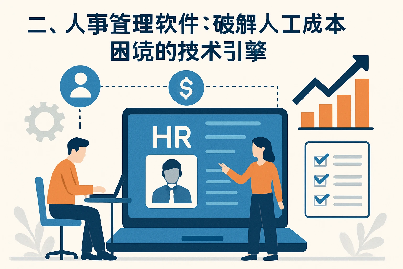 二、人事管理软件：破解人工成本困境的技术引擎