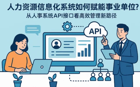 人力资源信息化系统如何赋能事业单位？从人事系统API接口看高效管理新路径