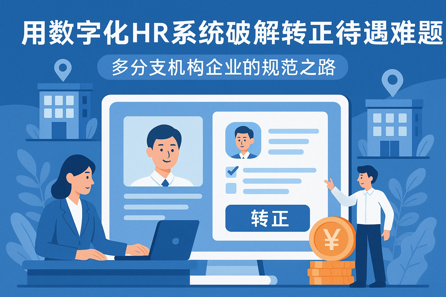 用数字化HR系统破解转正待遇难题：多分支机构企业的规范之路