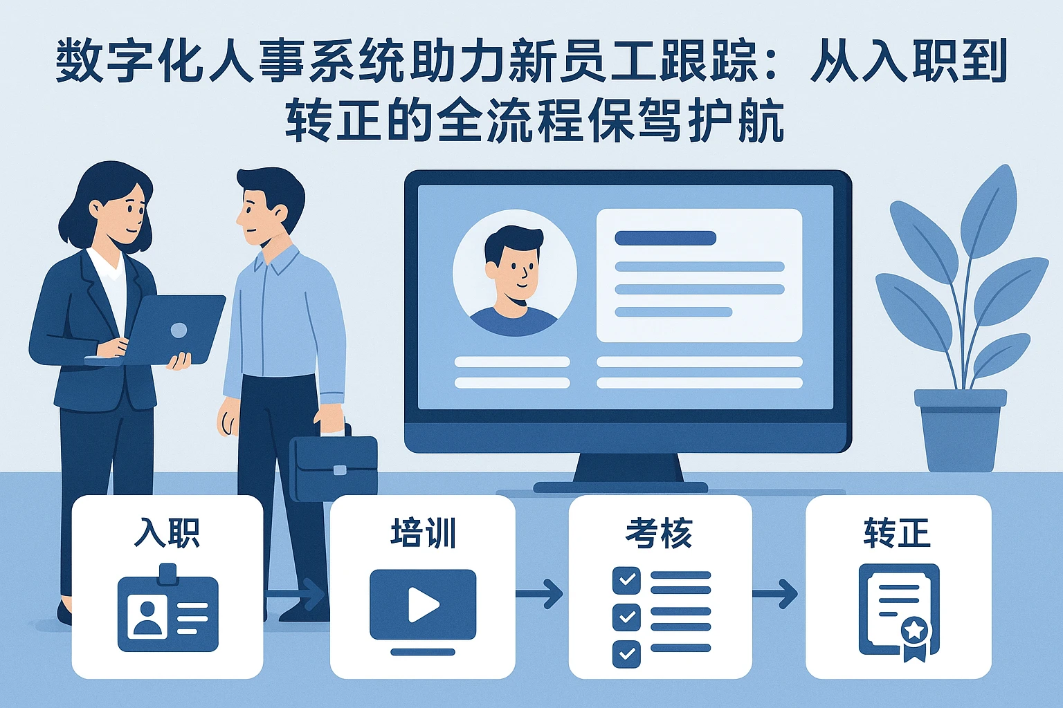 数字化人事系统助力新员工跟踪:从入职到转正的全流程保驾护航