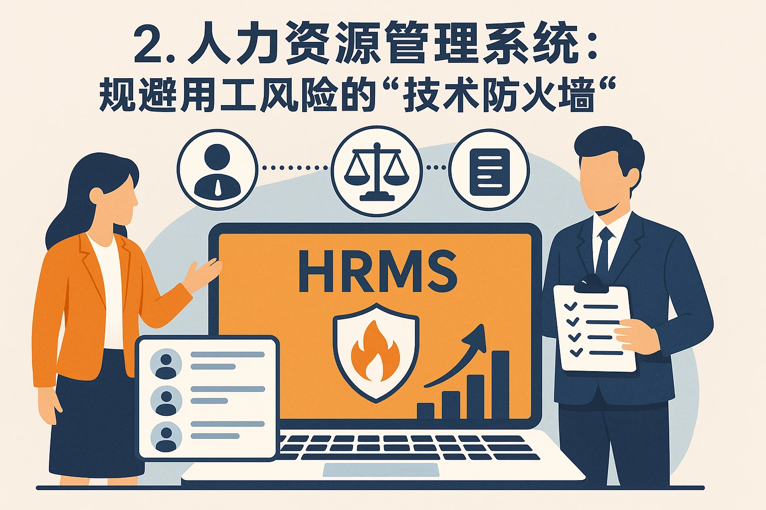 二、人力资源管理系统：规避用工风险的“技术防火墙”