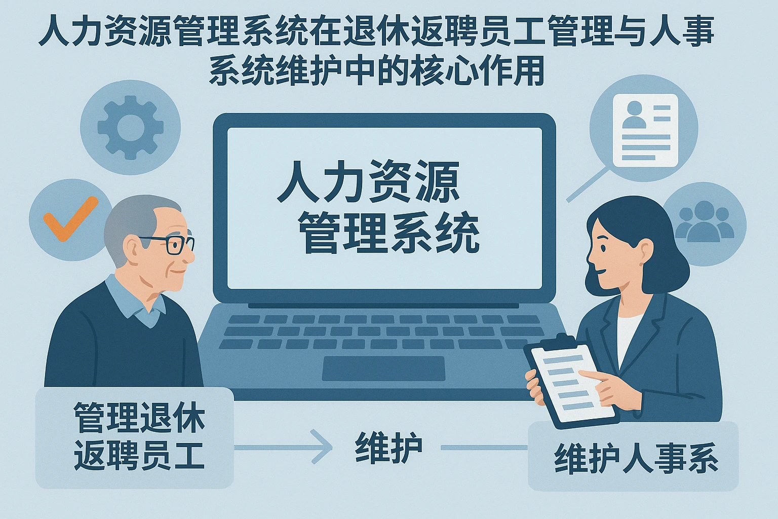人力资源管理系统在退休返聘员工管理与人事系统维护中的核心作用