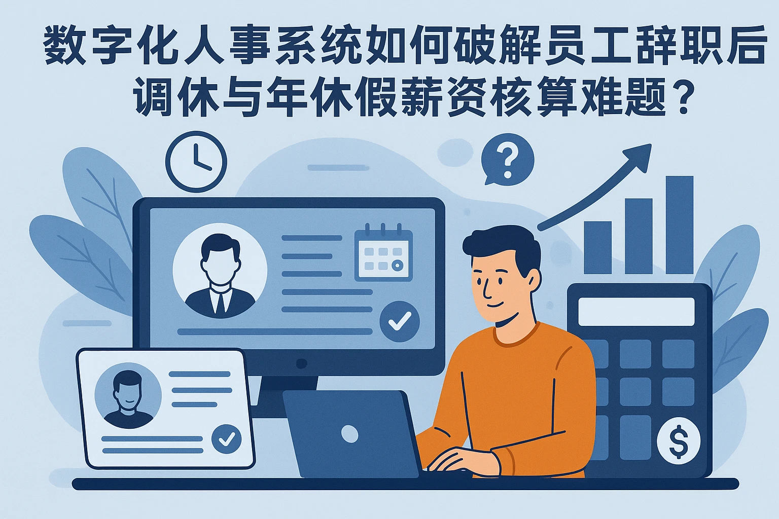 数字化人事系统如何破解员工辞职后调休与年休假薪资核算难题？