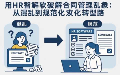 用HR管理软件破解合同管理乱象：从混乱到规范的数字化转型之路