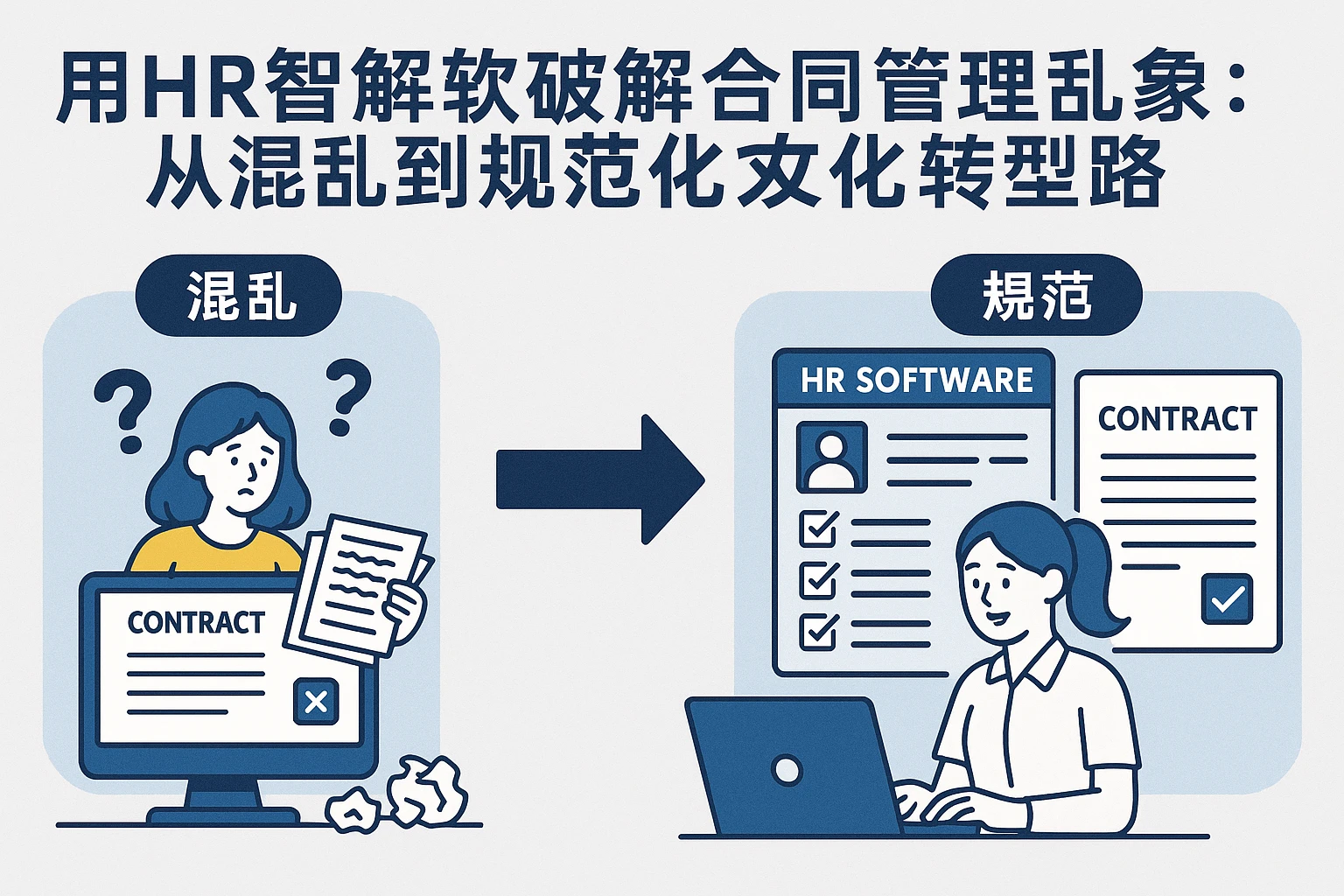 用HR管理软件破解合同管理乱象：从混乱到规范的数字化转型之路