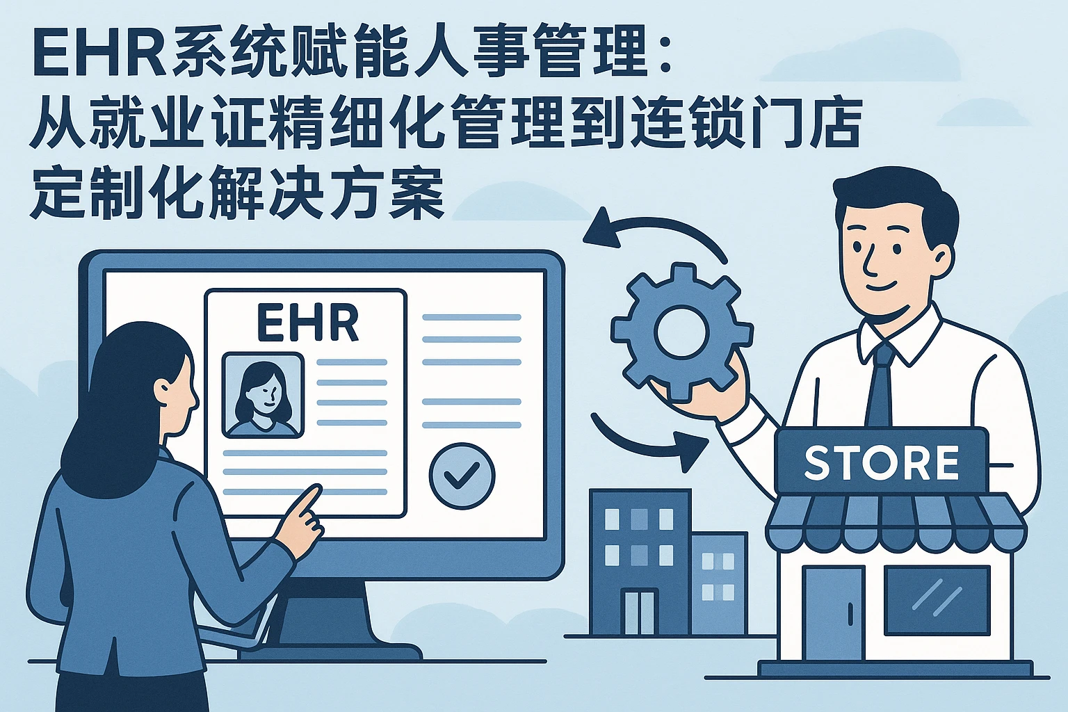 EHR系统赋能人事管理：从就业证精细化管理到连锁门店定制化解决方案