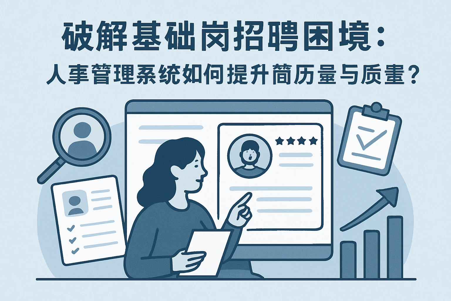 破解基础岗招聘困境：人事管理系统如何提升简历量与质量？