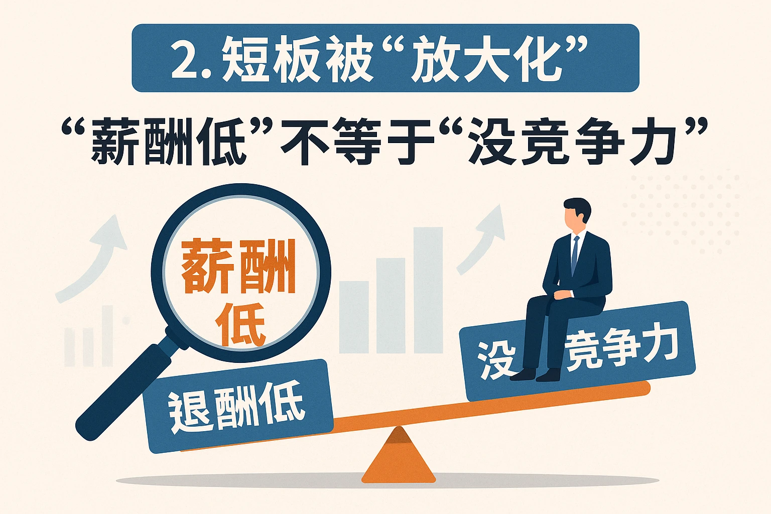 2. 短板被“放大化”：“薪酬低”不等于“没竞争力”