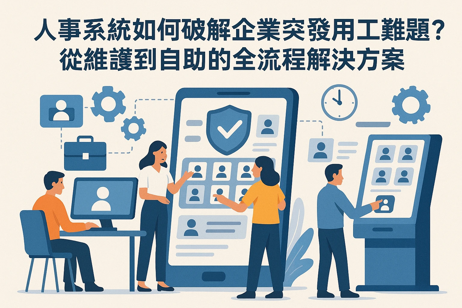 人事系统如何破解企业突发用工难题？从维护到自助的全流程解决方案