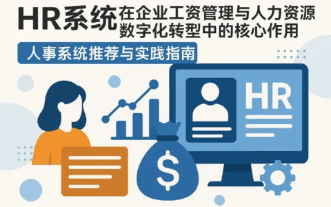 HR系统在企业工资管理与人力资源数字化转型中的核心作用——人事系统推荐与实践指南