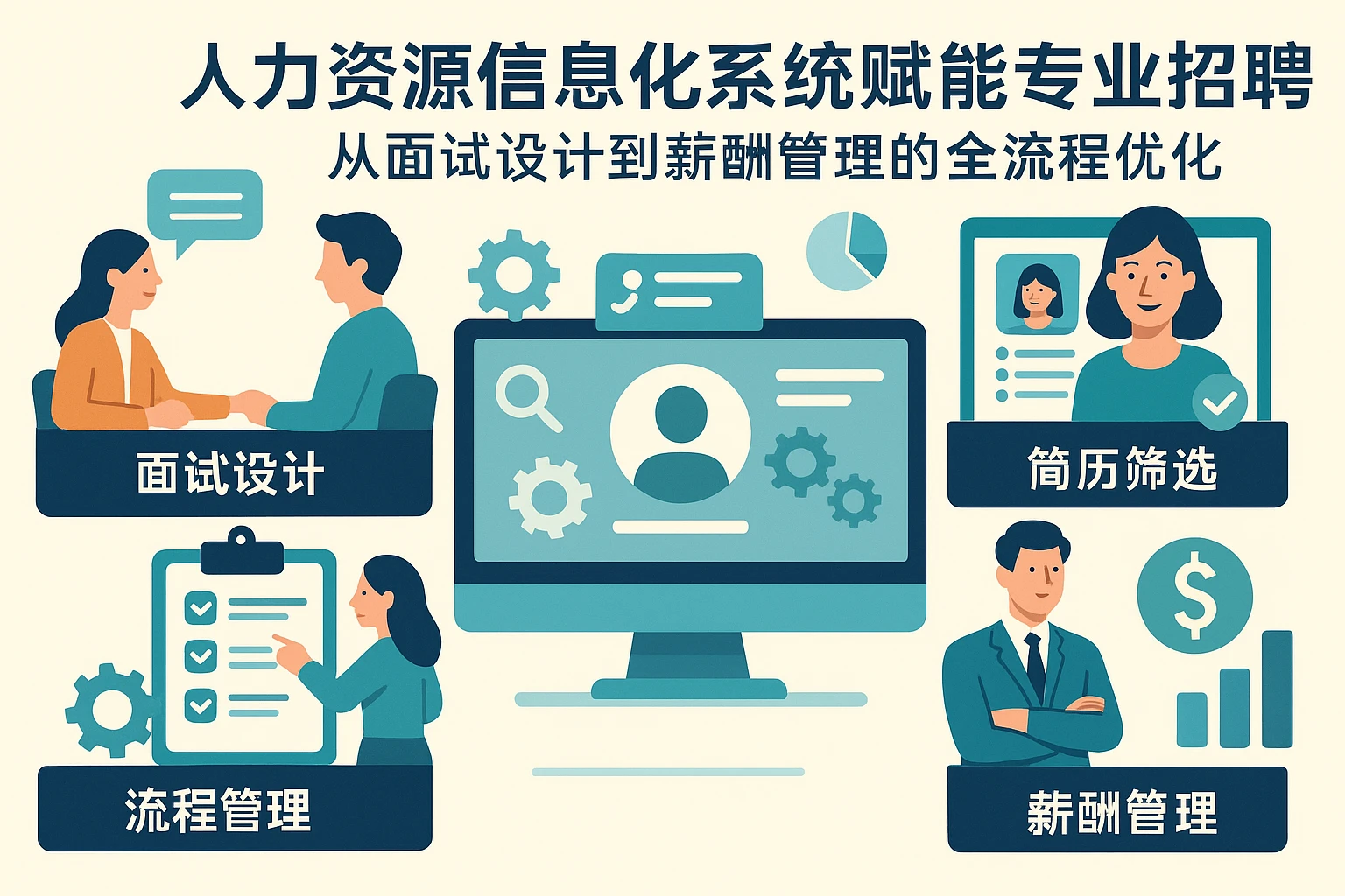 人力资源信息化系统赋能专业招聘：从面试设计到薪酬管理的全流程优化