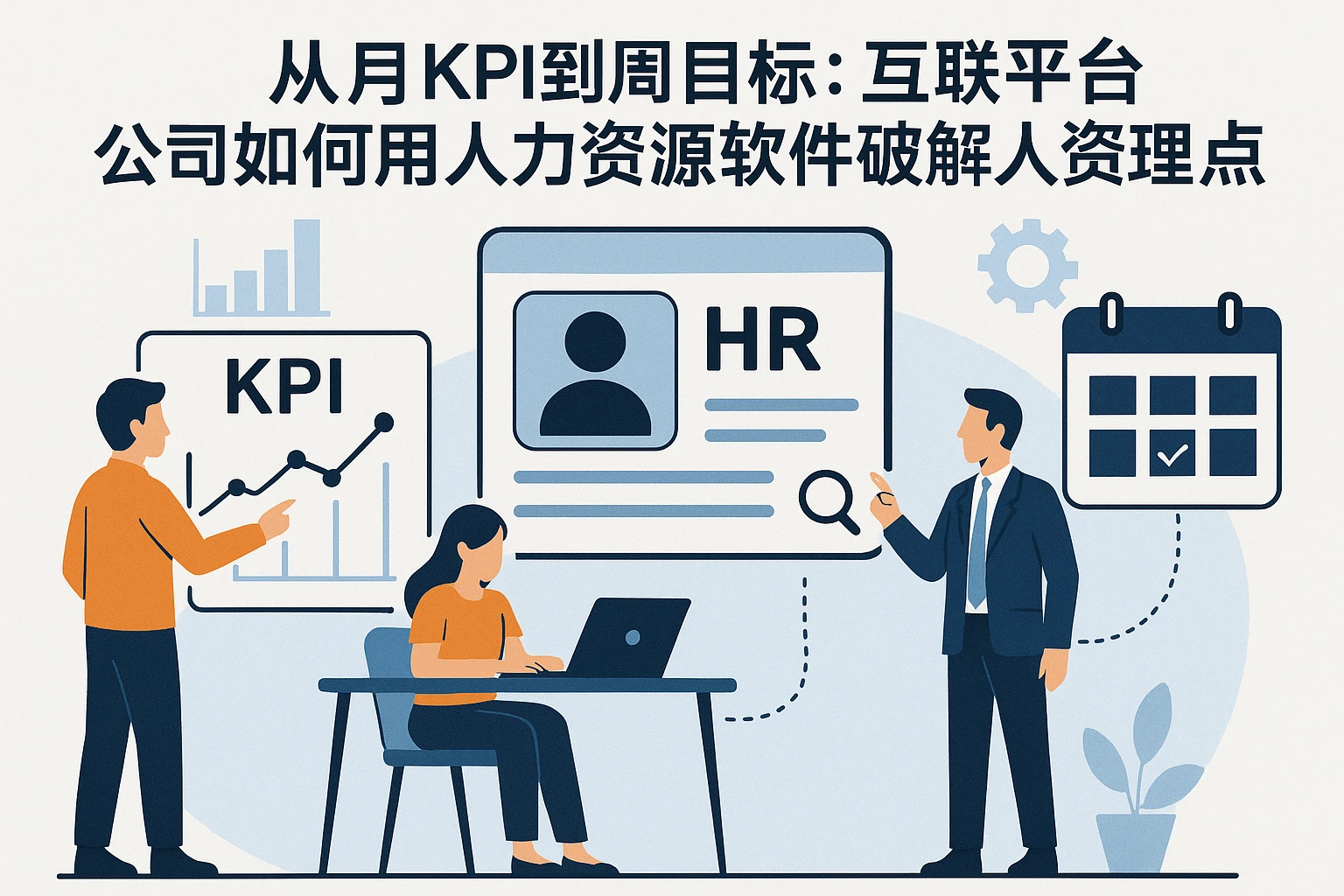 从月KPI到周目标：互联网平台公司如何用人力资源软件破解人资管理痛点