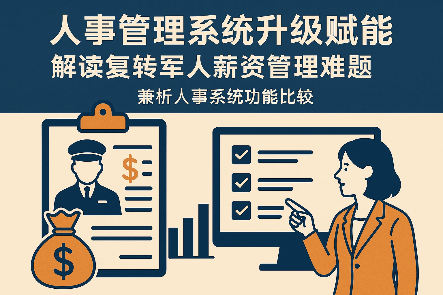 人事管理系统升级赋能，解读复转军人薪资管理难题——兼析人事系统功能比较