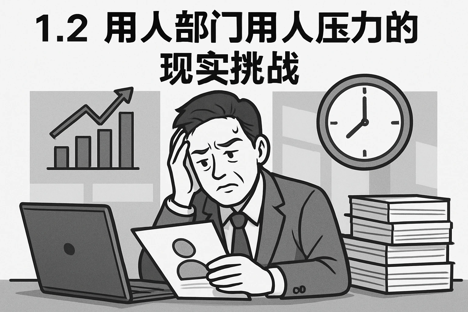 1.2 用人部门用人压力的现实挑战