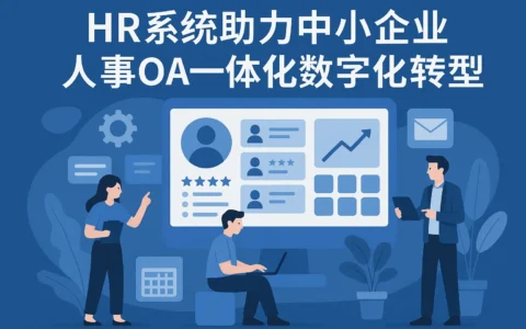 HR系统助力中小企业人事OA一体化数字化转型