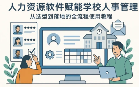 人力资源软件赋能学校人事管理：从选型到落地的全流程使用教程