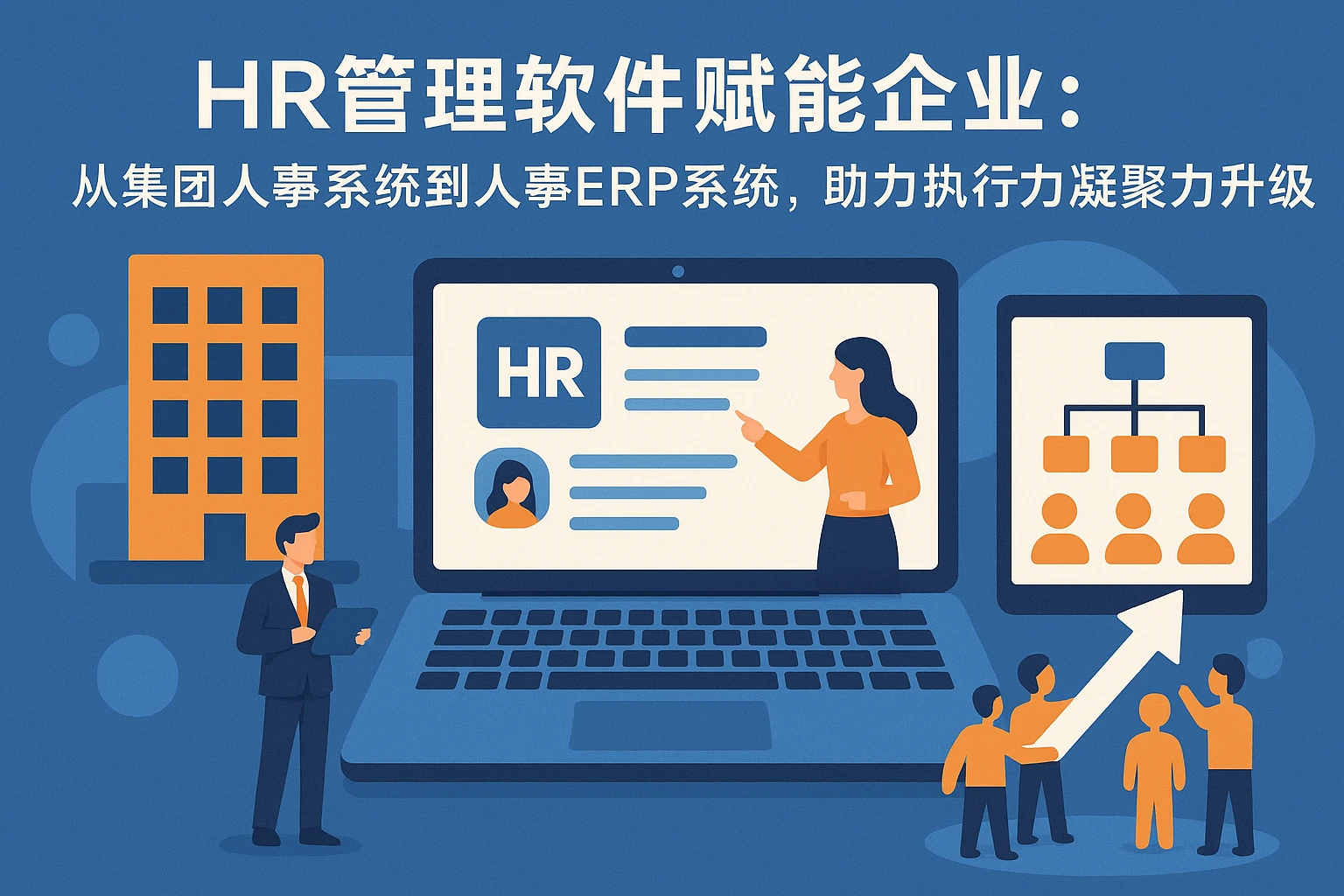 HR管理软件赋能企业：从集团人事系统到人事ERP系统，助力执行力与凝聚力升级