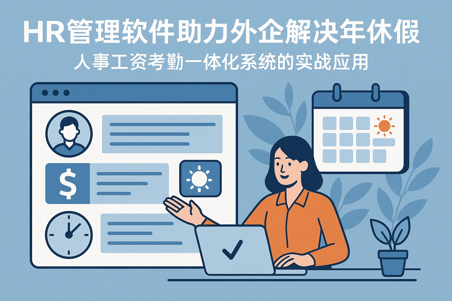 HR管理软件助力外企解决年休假争议:人事工资考勤一体化系统的实战应用