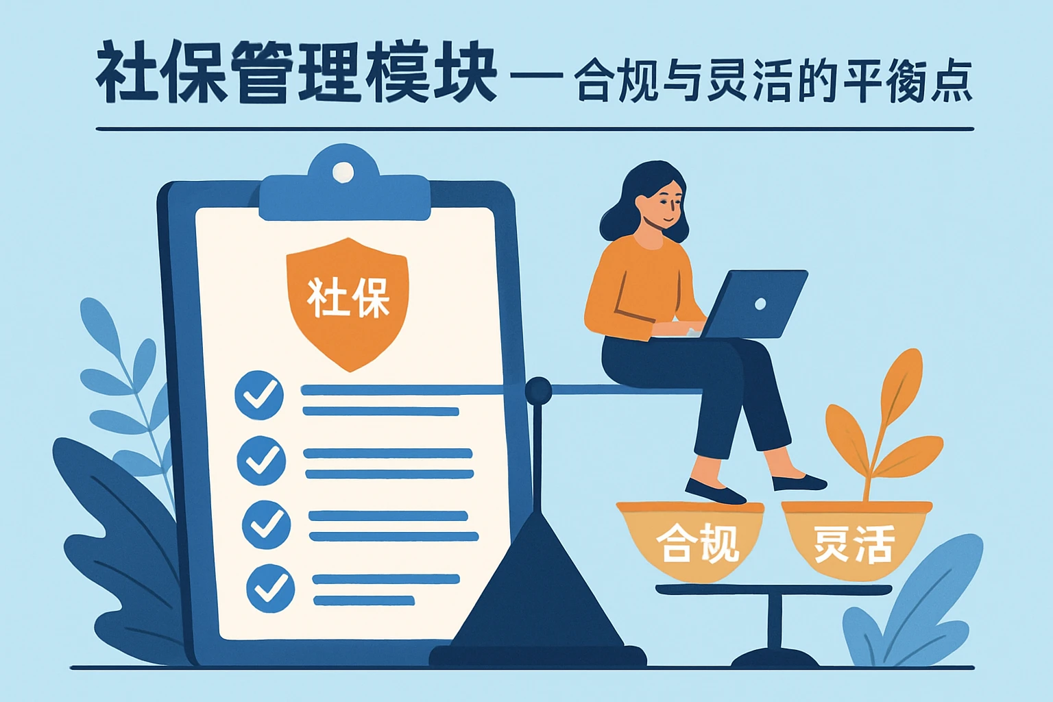 社保管理模块——合规与灵活的平衡点