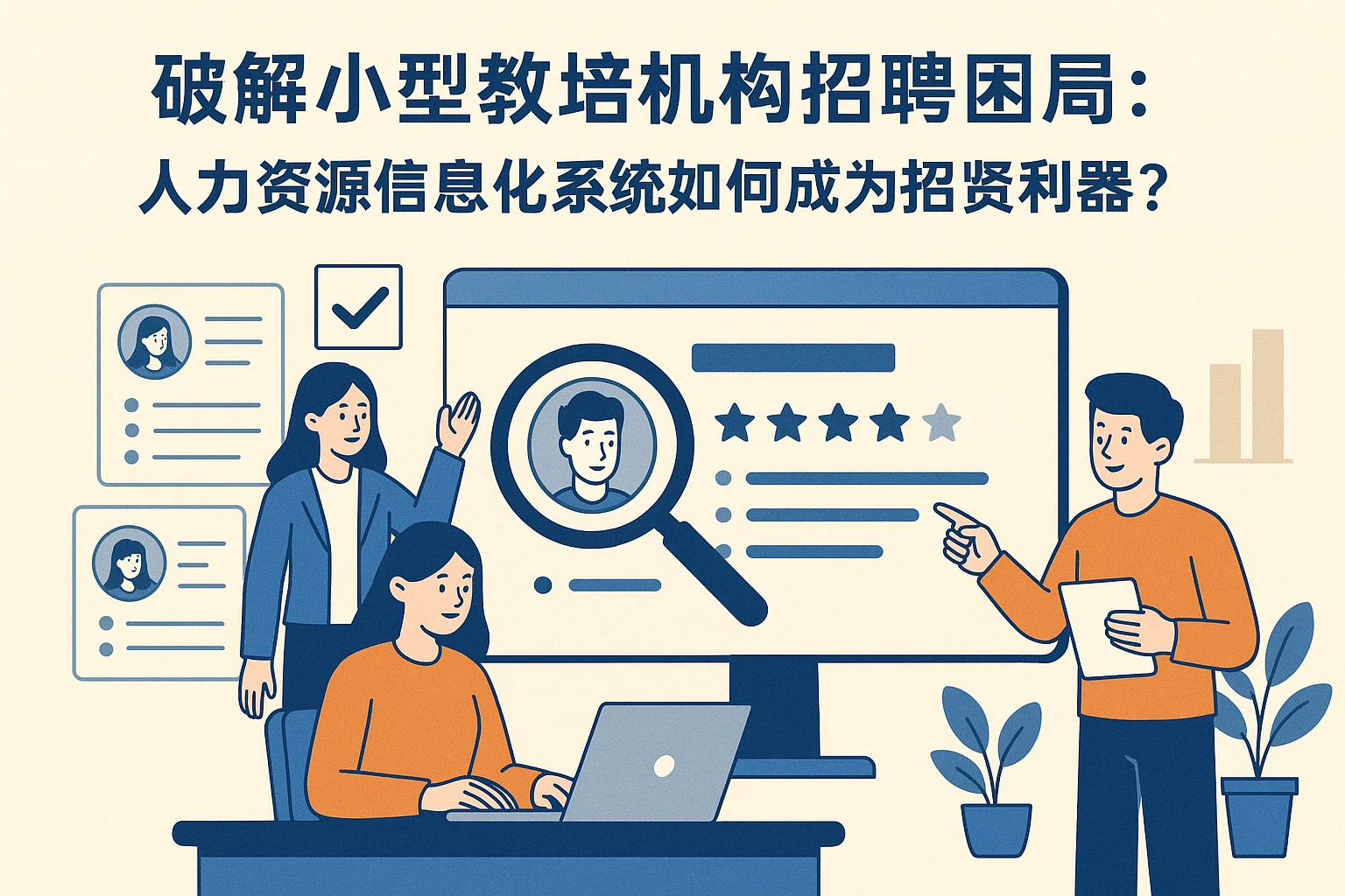 破解小型教培机构招聘困局：人力资源信息化系统如何成为招贤利器？