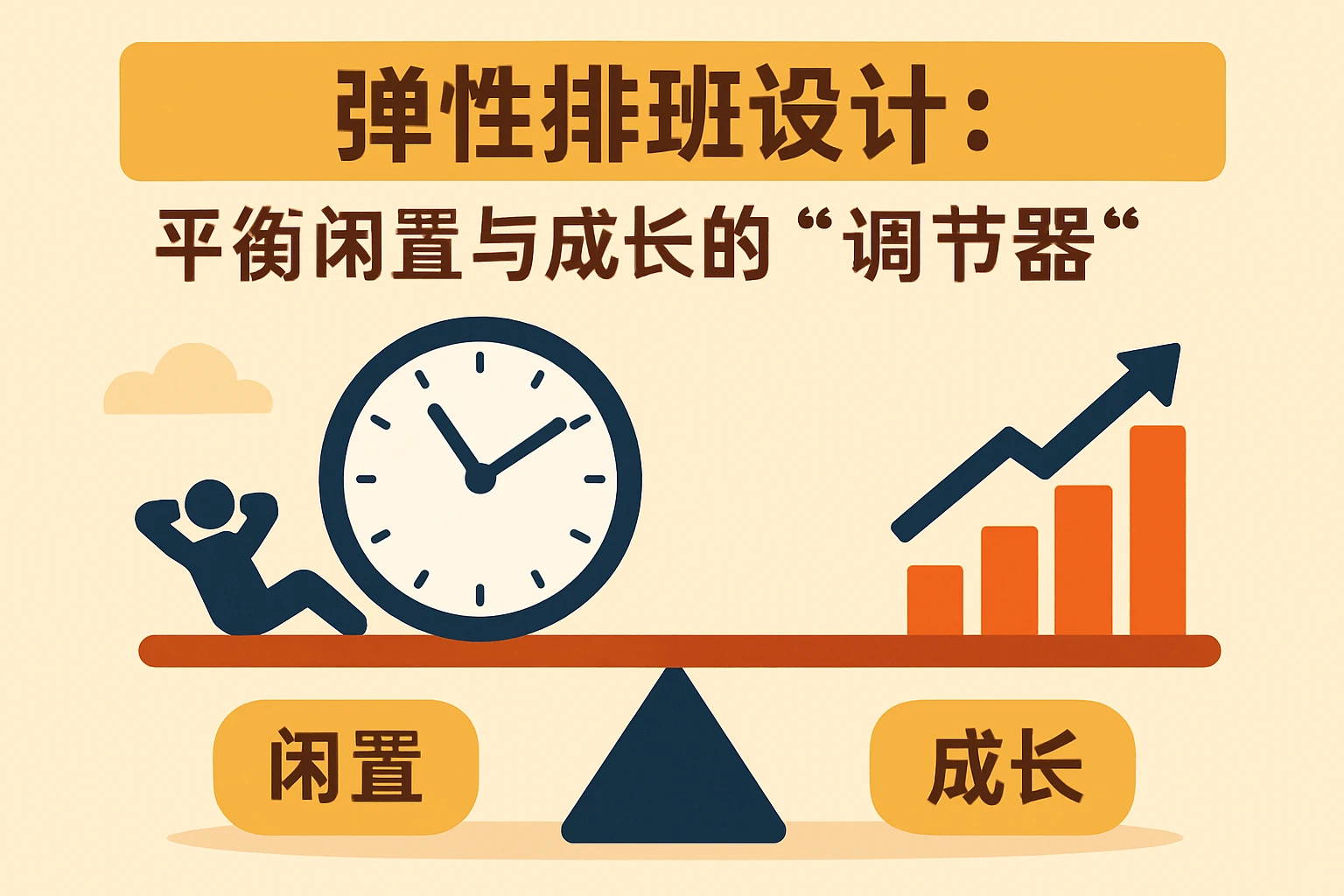 2. 弹性排班设计：平衡闲置与成长的“调节器”