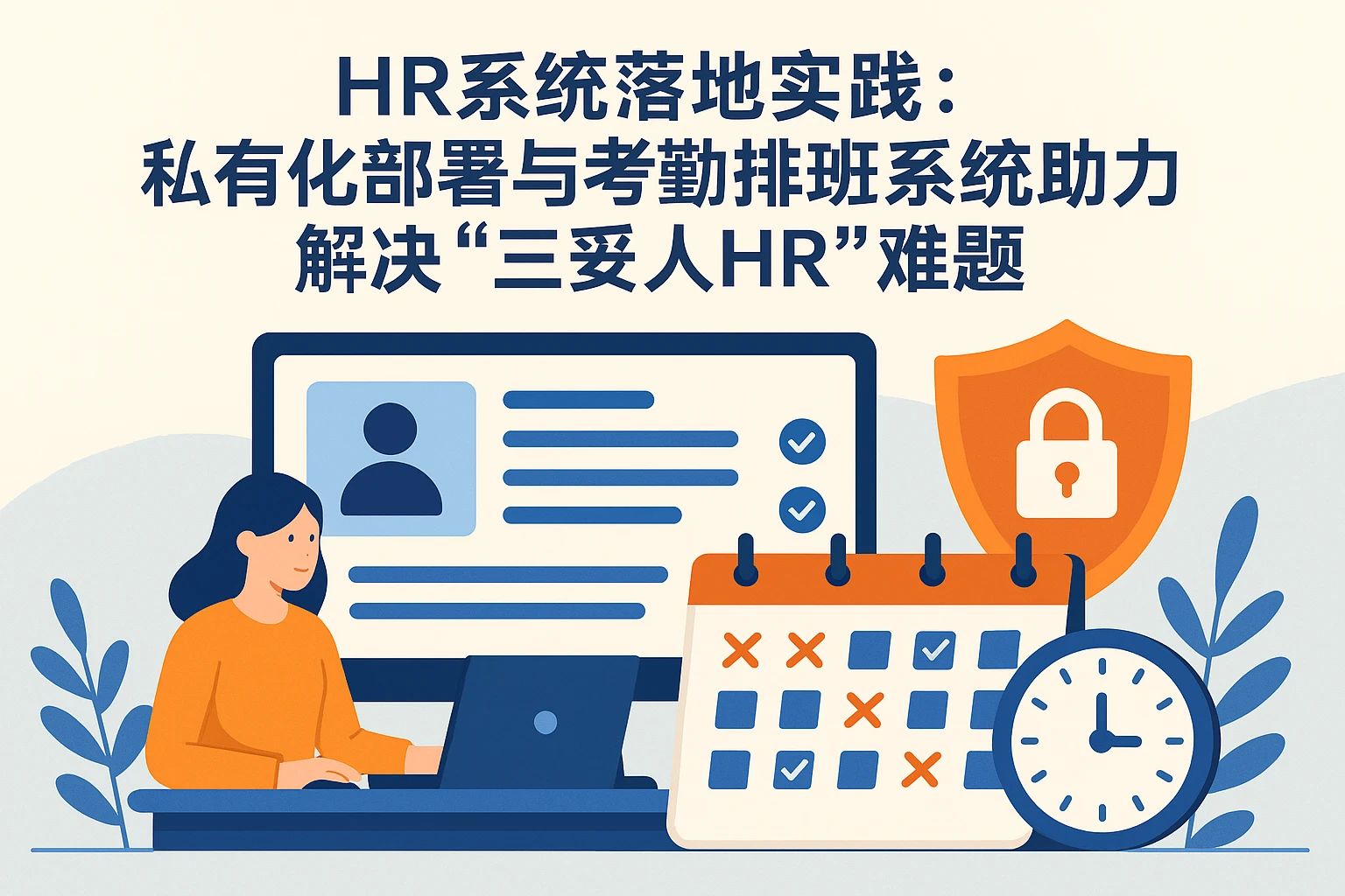 HR系统落地实践：私有化部署与考勤排班系统助力解决“三季人HR”难题