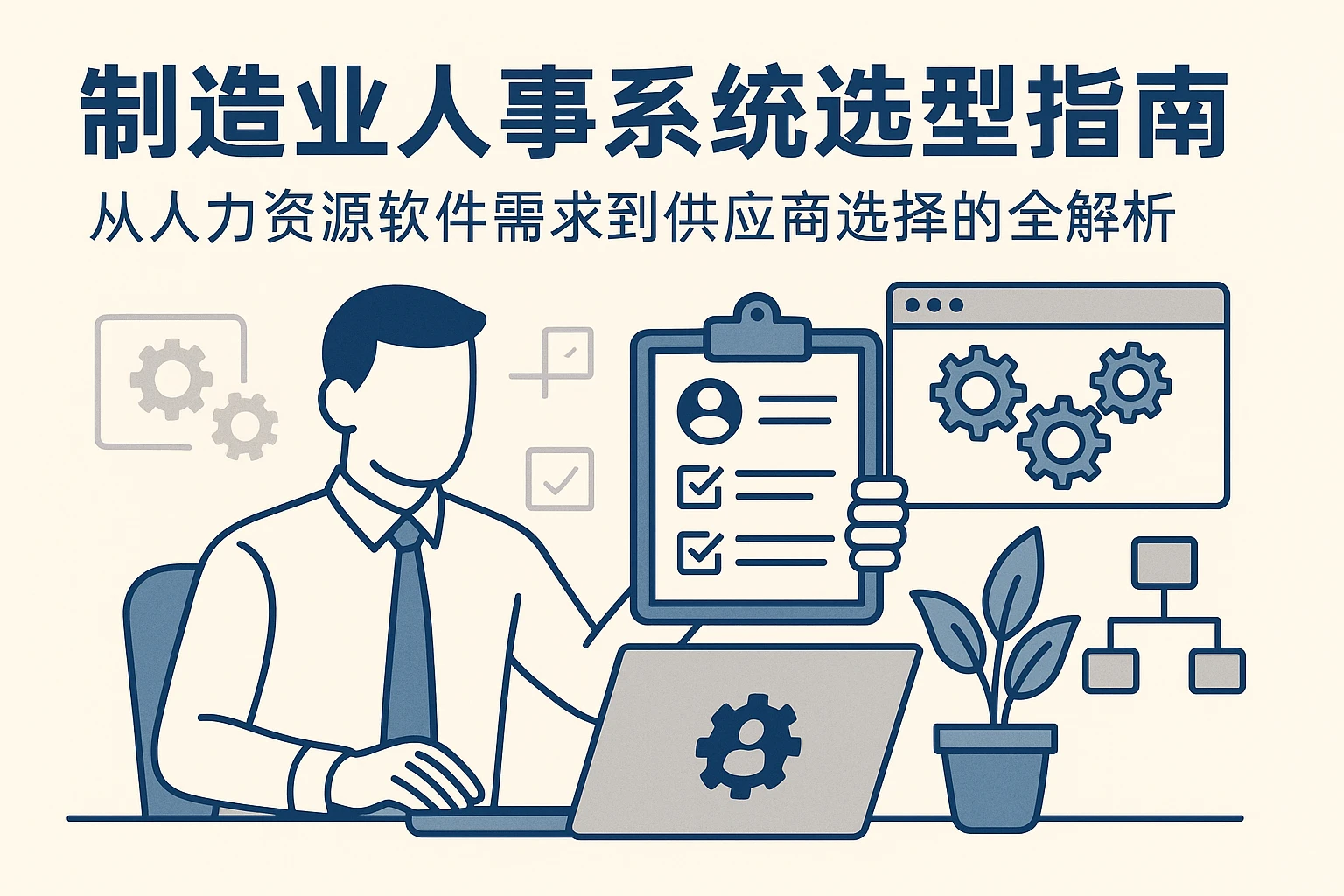 制造业人事系统选型指南：从人力资源软件需求到供应商选择的全解析