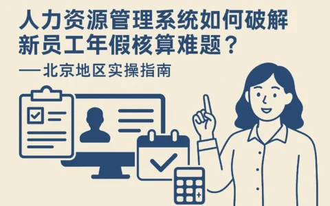 人力资源管理系统如何破解新员工年假核算难题？——北京地区实操指南