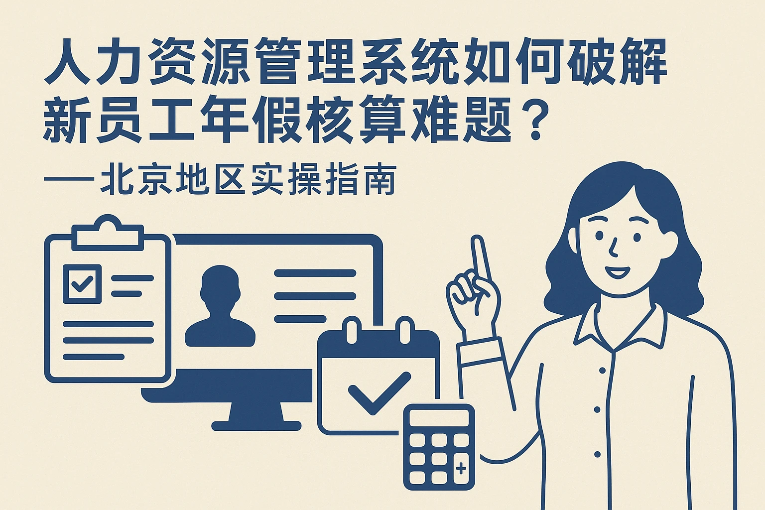 人力资源管理系统如何破解新员工年假核算难题？——北京地区实操指南