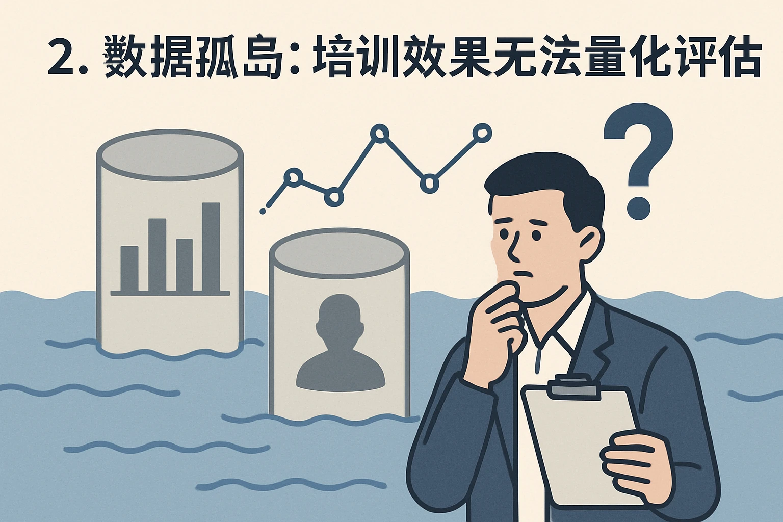 2. 数据孤岛：培训效果无法量化评估