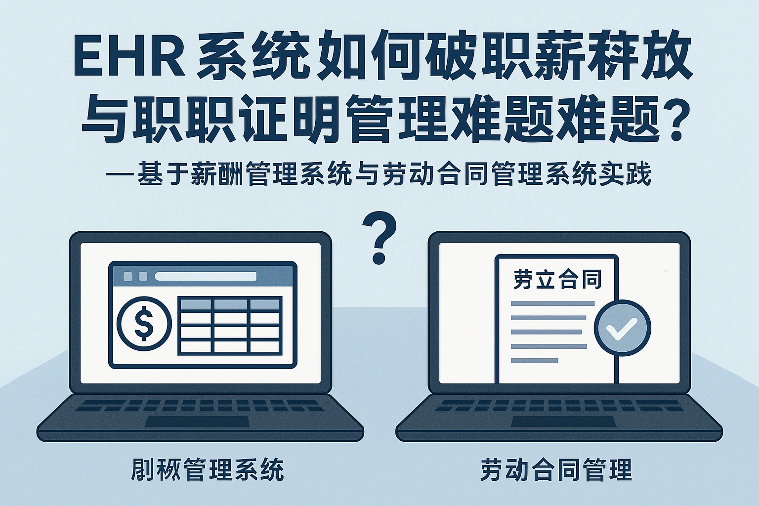 EHR系统如何破解离职薪酬发放与离职证明管理难题？——基于薪酬管理系统与劳动合同管理系统的实践