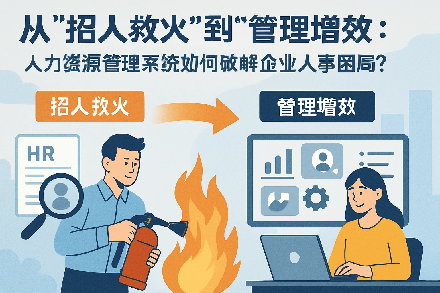 从“招人救火”到“管理增效”：人力资源管理系统如何破解企业人事困局？