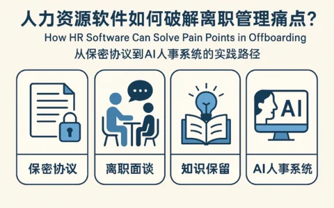 人力资源软件如何破解离职管理痛点？从保密协议到AI人事系统的实践路径