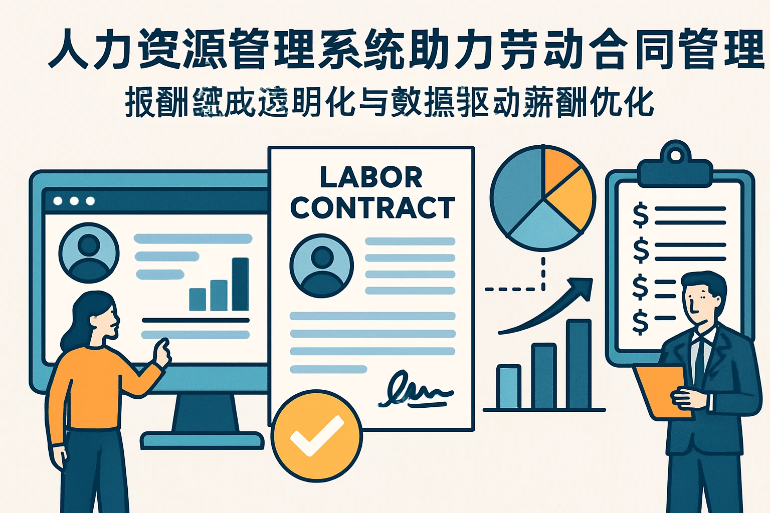 人力资源管理系统助力劳动合同管理：报酬组成透明化与数据驱动薪酬优化