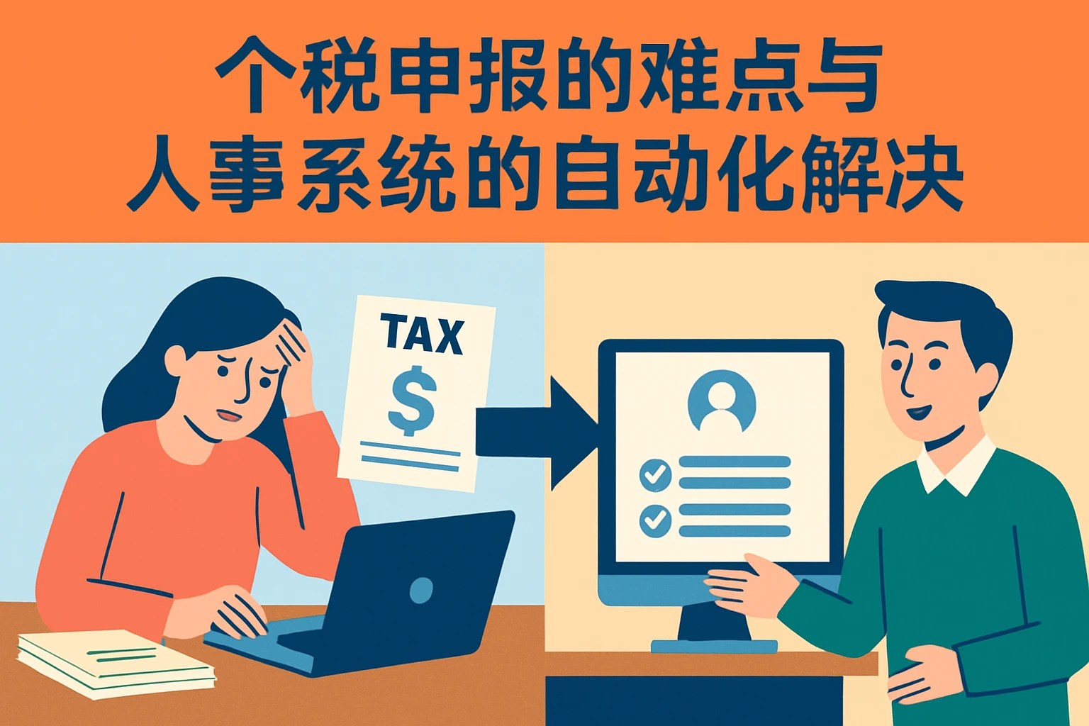 2. 个税申报的难点与人事系统的自动化解决