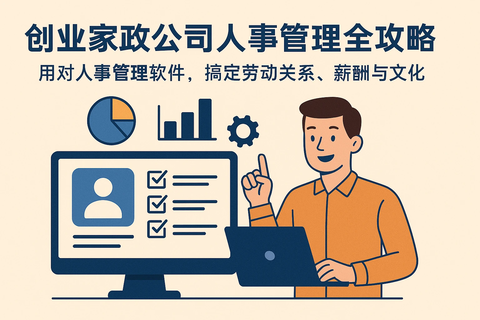 创业家政公司人事管理全攻略：用对人事管理软件，搞定劳动关系、薪酬与文化