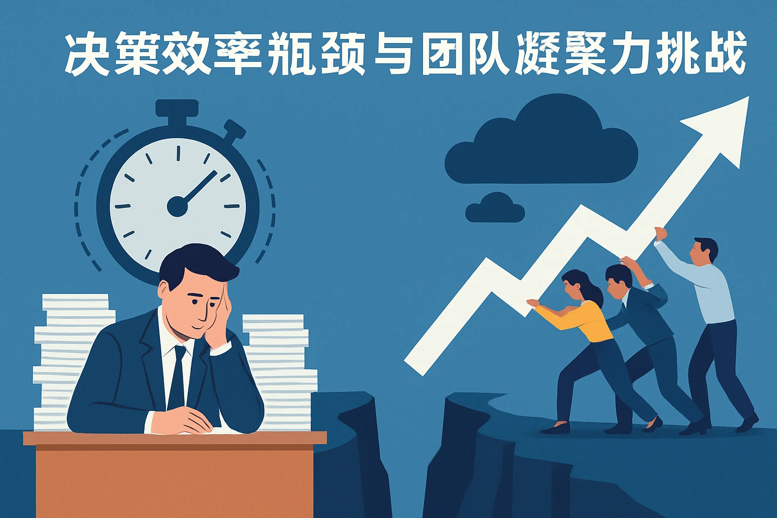 决策效率瓶颈与团队凝聚力挑战