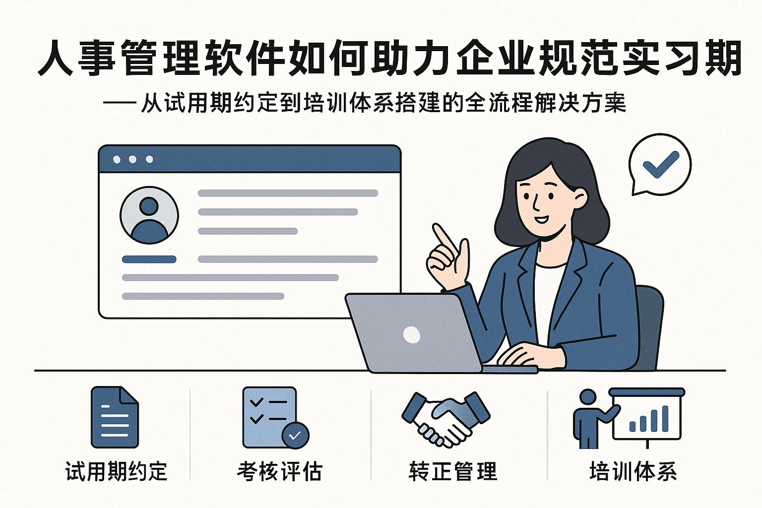人事管理软件如何助力企业规范实习期管理？——从试用期约定到培训体系搭建的全流程解决方案