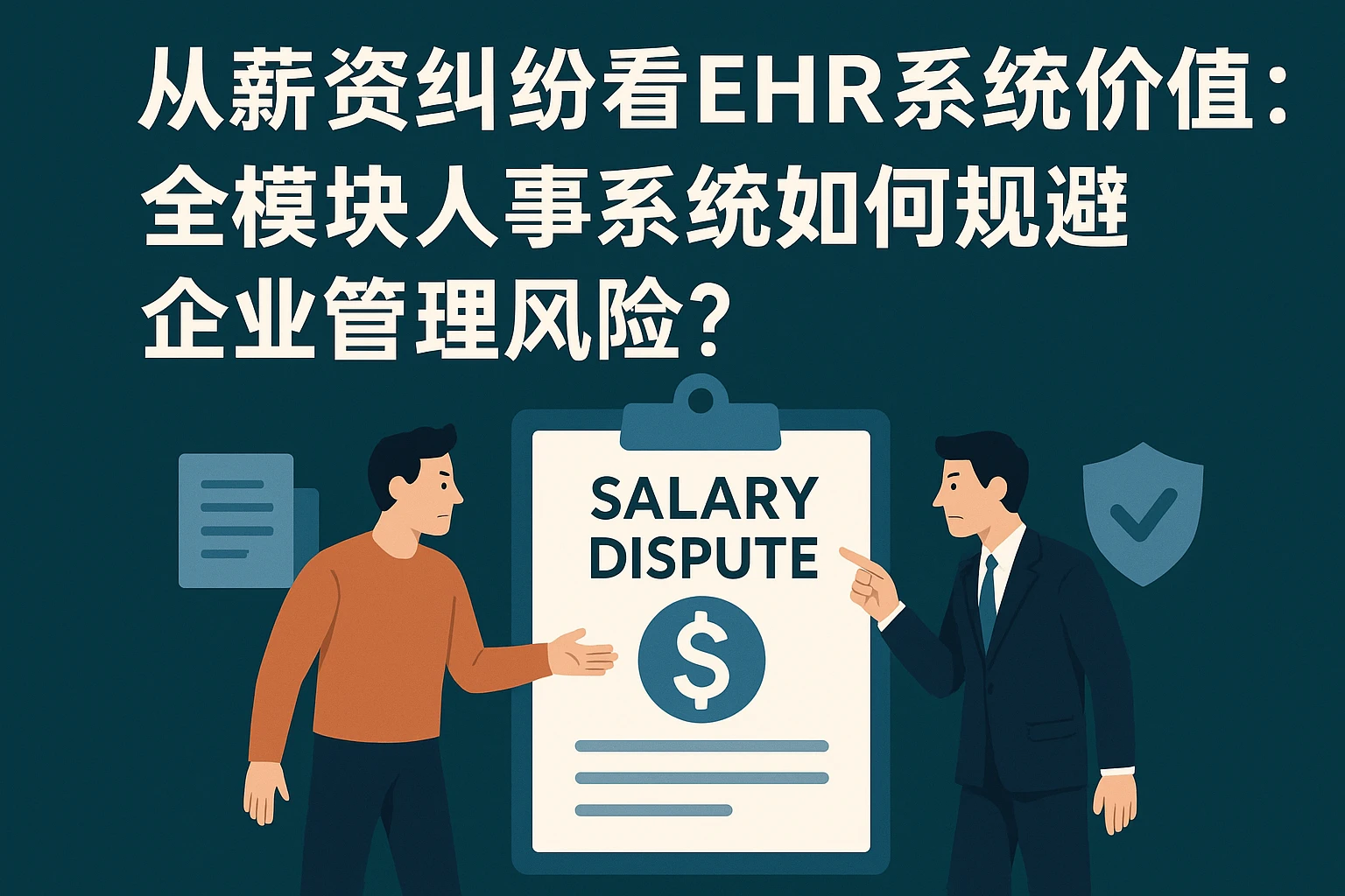 从薪资纠纷看EHR系统价值：全模块人事系统如何规避企业管理风险？
