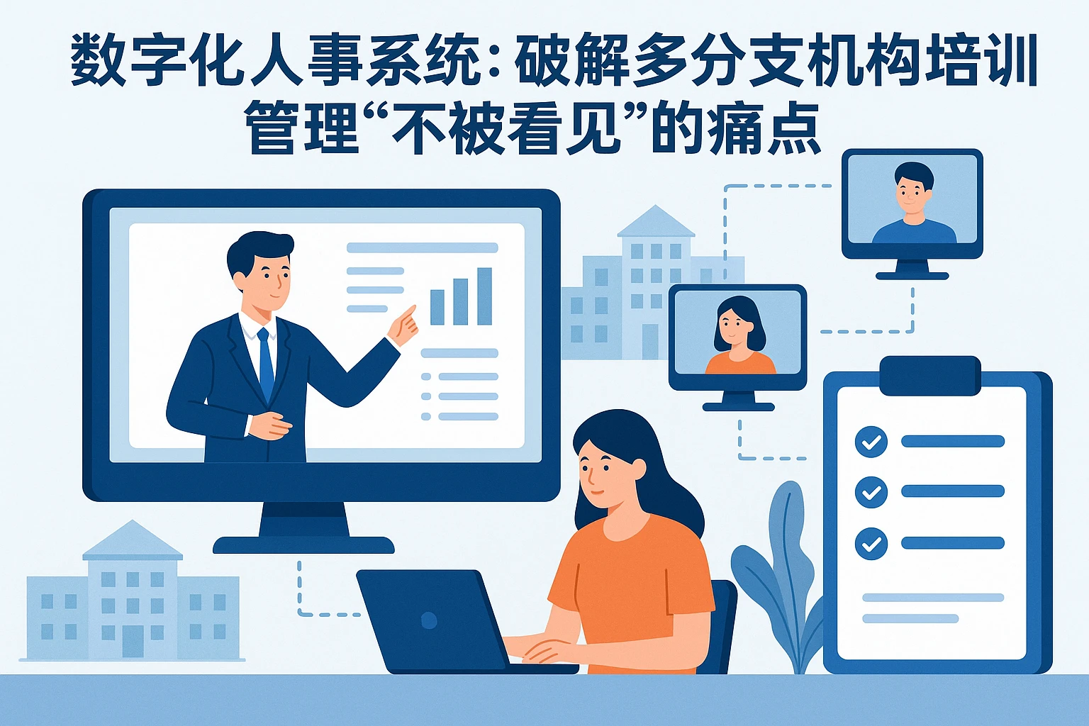 数字化人事系统：破解多分支机构培训管理“不被看见”的痛点