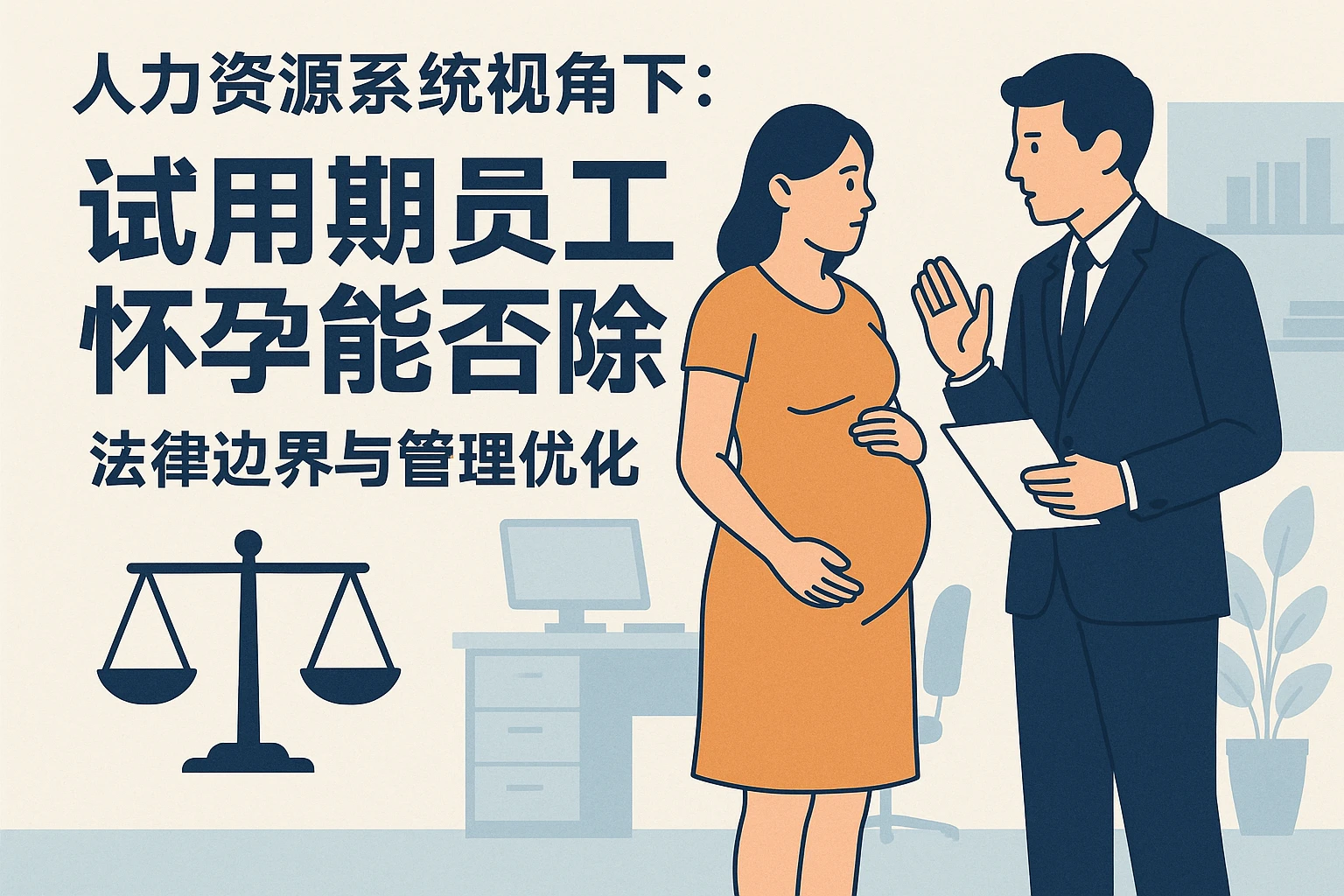 人力资源系统视角下：试用期员工怀孕能否开除？法律边界与管理优化