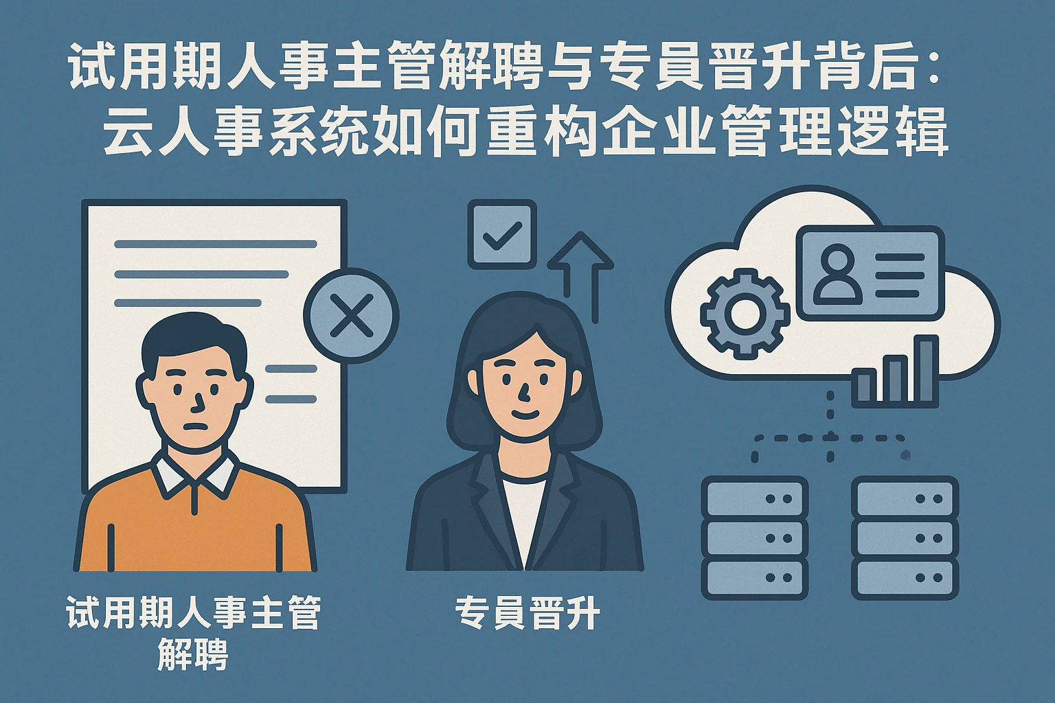 试用期人事主管解聘与专员晋升背后：云人事系统如何重构企业管理逻辑