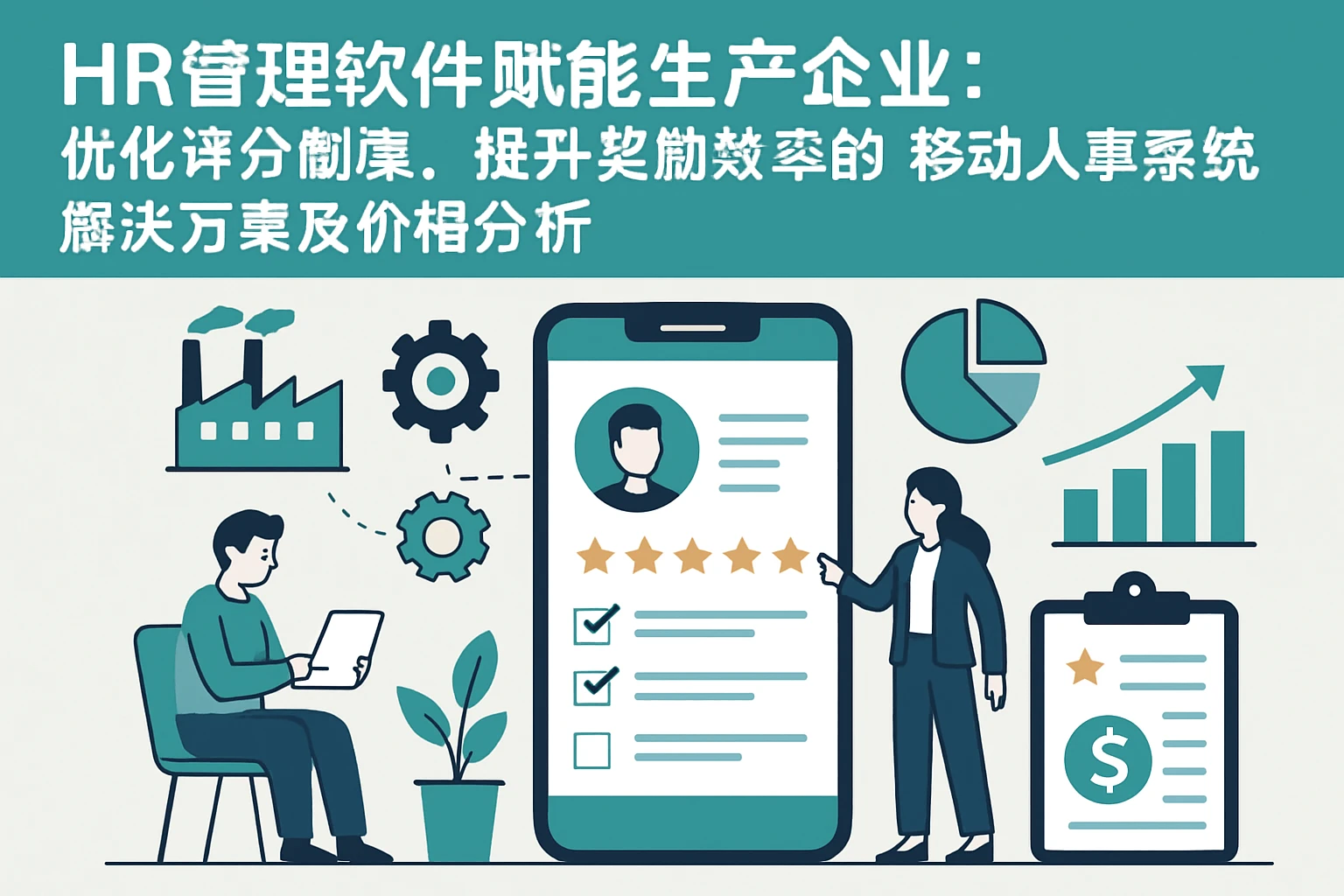 HR管理软件赋能生产企业：优化评分制度、提升奖励效率的移动人事系统解决方案及价格分析
