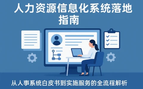 人力资源信息化系统落地指南：从人事系统白皮书到实施服务的全流程解析