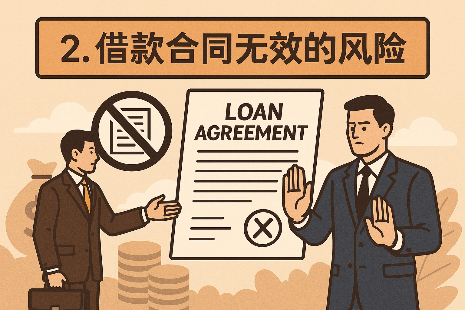2. 借款合同无效的风险