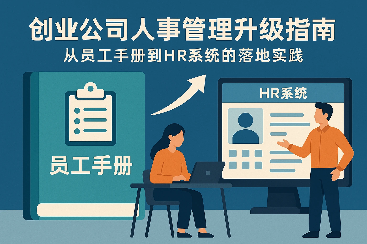 创业公司人事管理升级指南：从员工手册到HR系统的落地实践