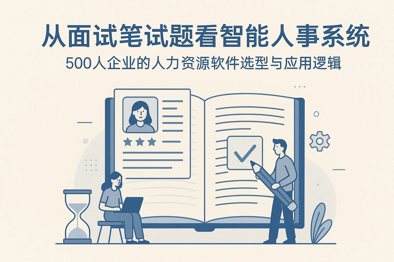 从面试笔试题看智能人事系统：500人企业的人力资源软件选型与应用逻辑