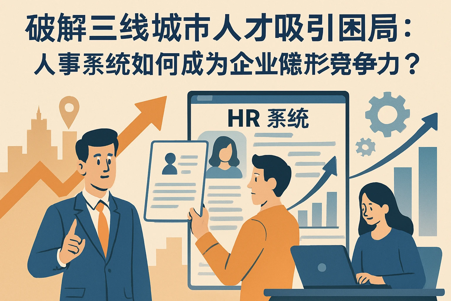 破解三线城市人才吸引困局：人事系统如何成为企业隐形竞争力？