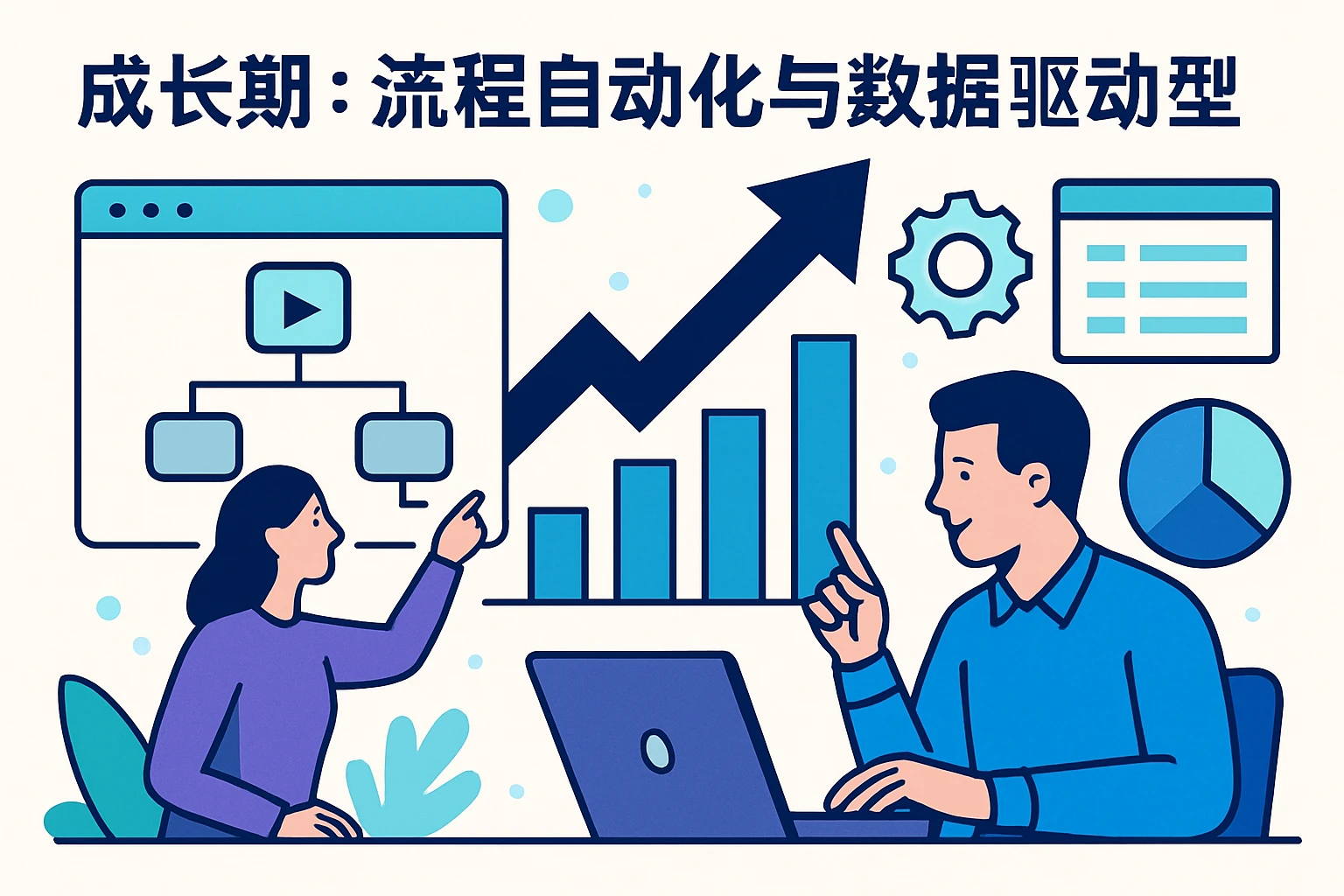 成长期：流程自动化与数据驱动型